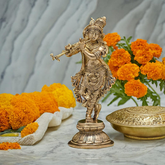 Lord  Krishna playing flute