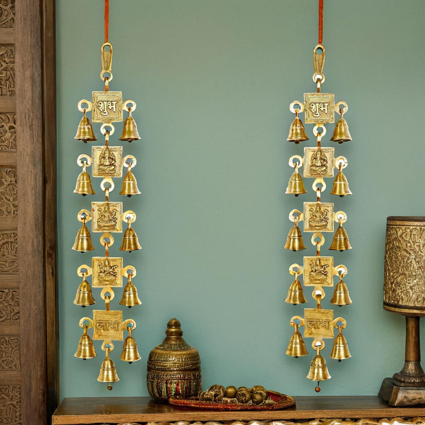 Brass shubh labh Laxmi Ganesh Saraswati Wall hangings