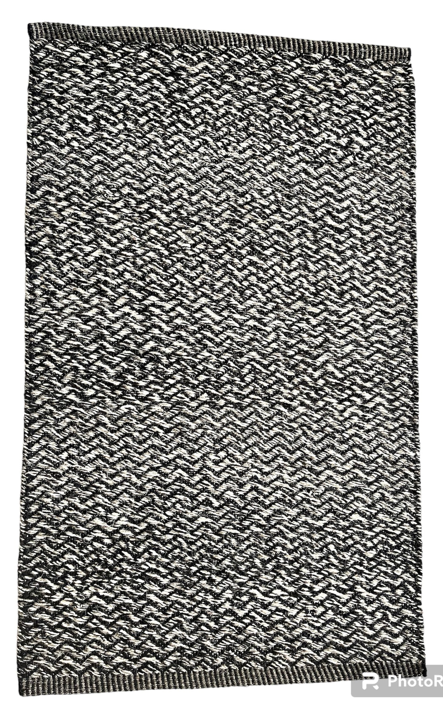 Handmade Chevron stripe wool Rug