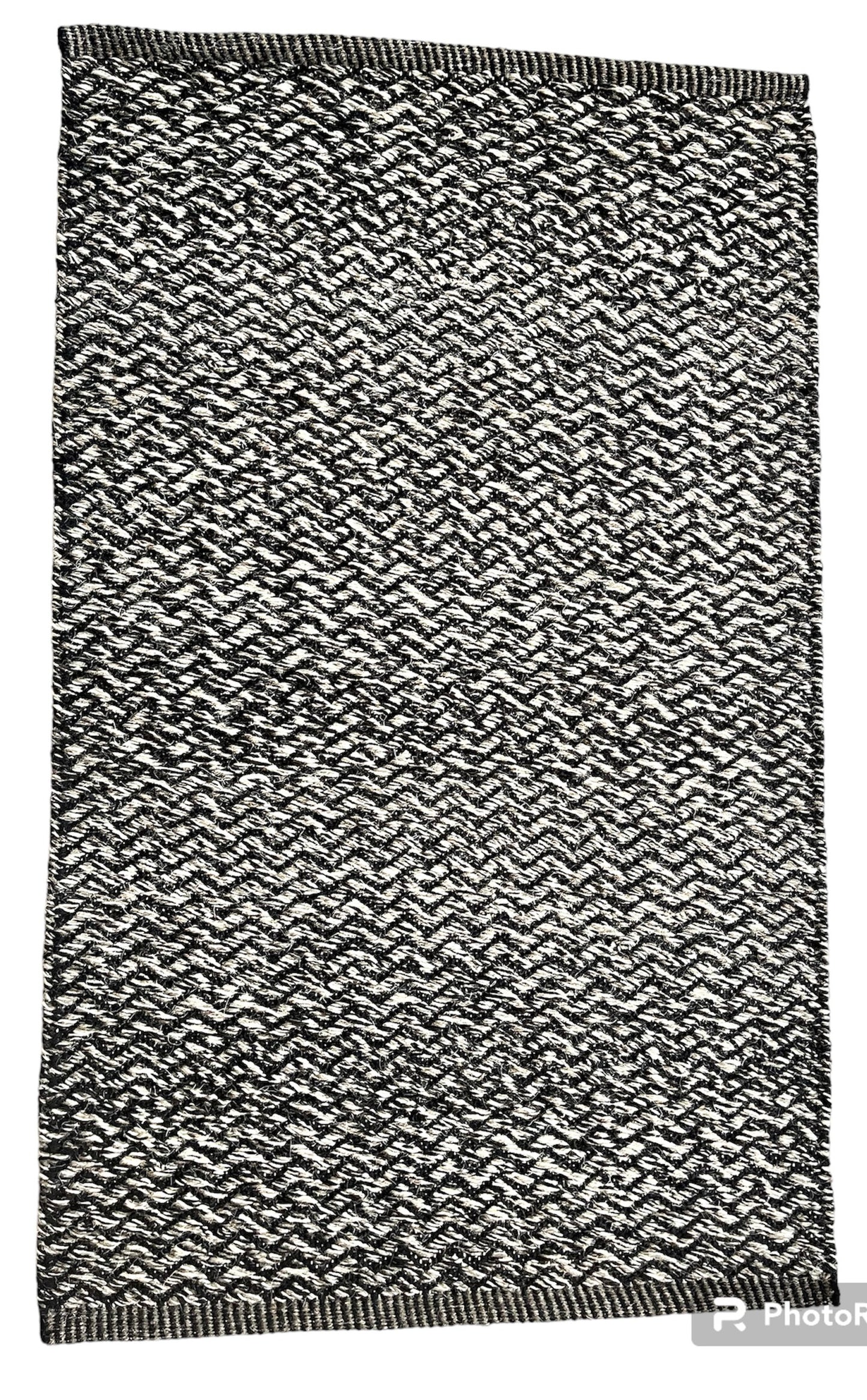 Handmade Chevron stripe wool Rug