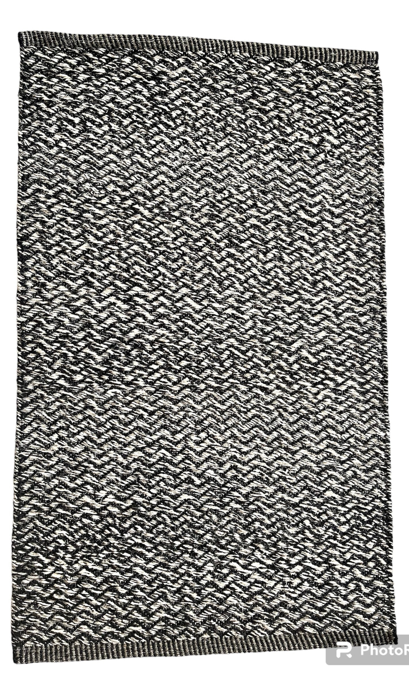 Handmade Chevron stripe wool Rug