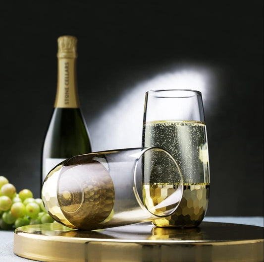 Beautiful unique and elite honey comb glass. Set of 4 pcs