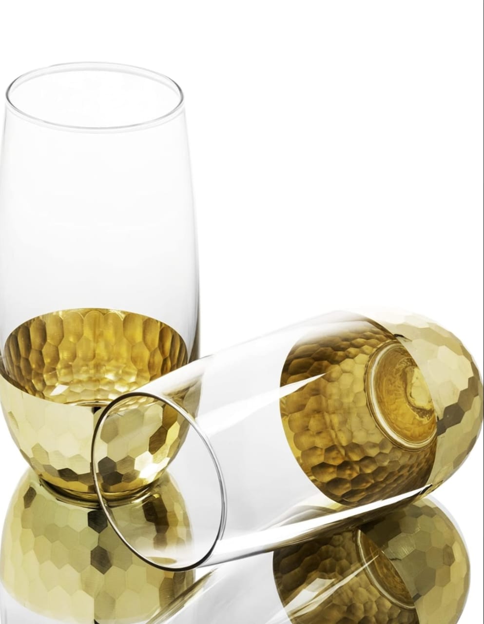 Beautiful unique and elite honey comb glass. Set of 4 pcs