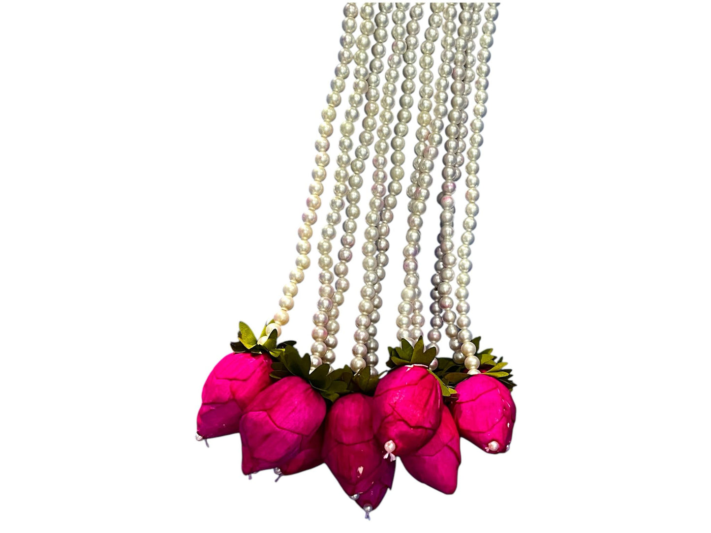 Lotus beads Hanging Decoration for Weddings and Festive Occasions. Set of 2