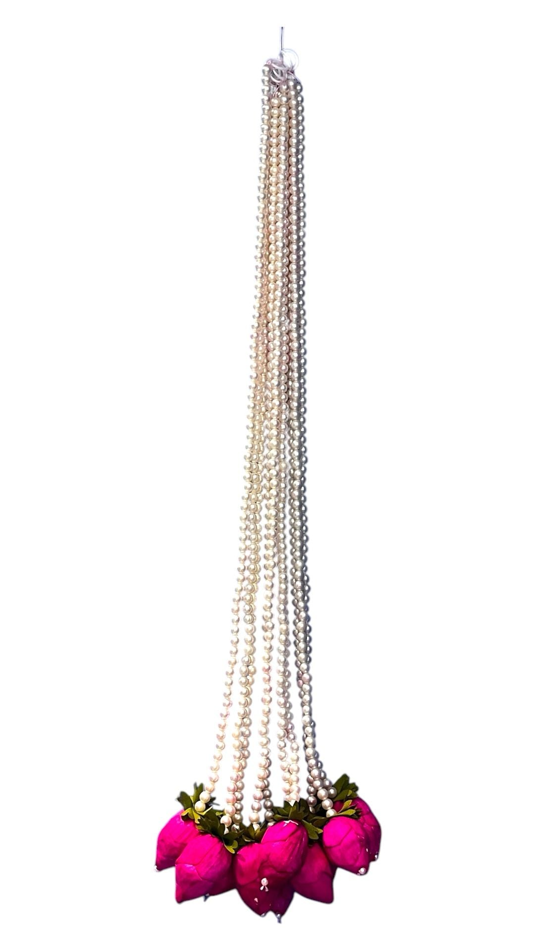 Jasmine Flower Hanging Decoration for Weddings and Festive Occasions. Set of 2