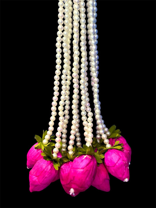 Lotus beads Hanging Decoration for Weddings and Festive Occasions. Set of 2