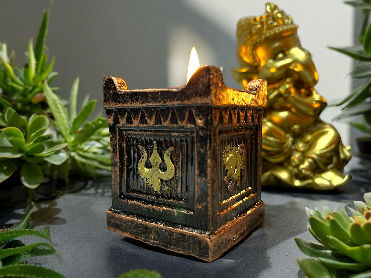 Terracotta Tulsi diwali diya. Set of 2. Diwali decor/ Ganesh chaturthi/ home decor/ Festivals