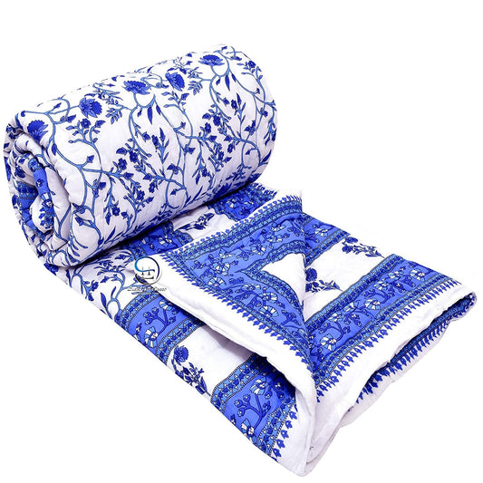 Light weight pure cotton 240 TC traditional Rajasthani printed throw
