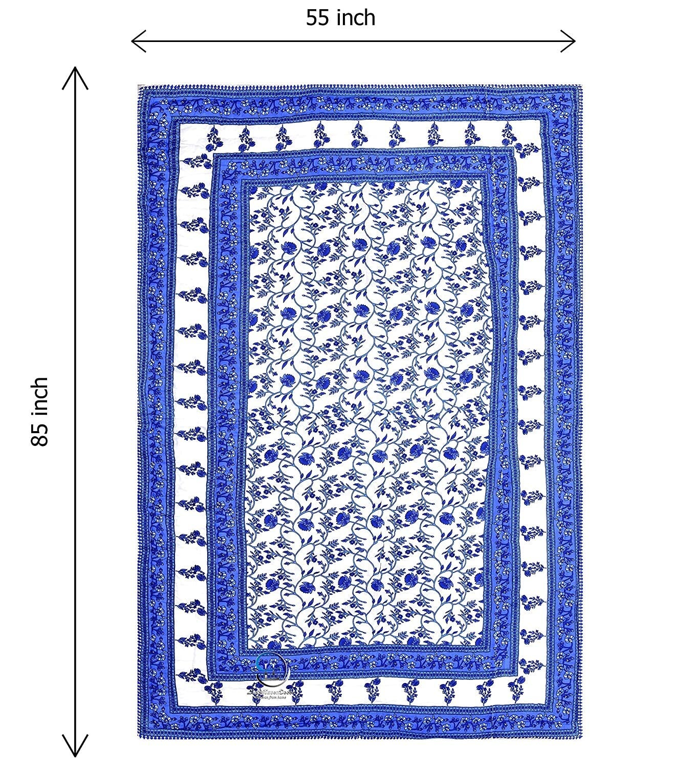 Light weight pure cotton 240 TC traditional Rajasthani printed throw