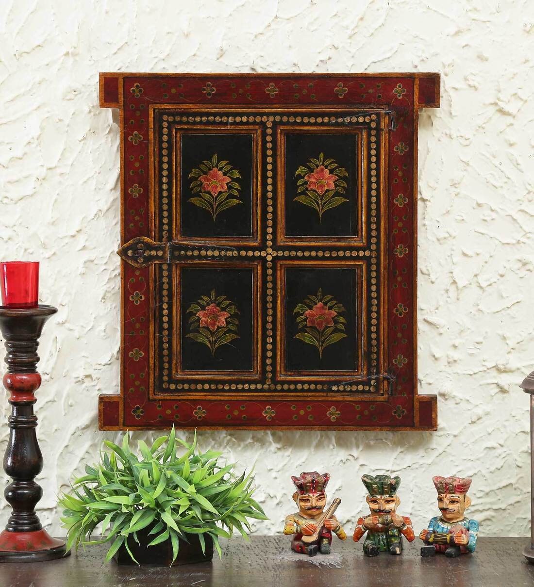 Wooden antique traditional Jharokha (Fake Window)