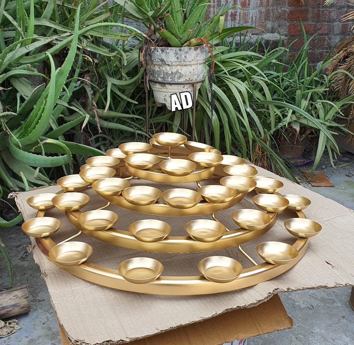 46 Tealight spiral holder, Diwali Diya, Diya Urli