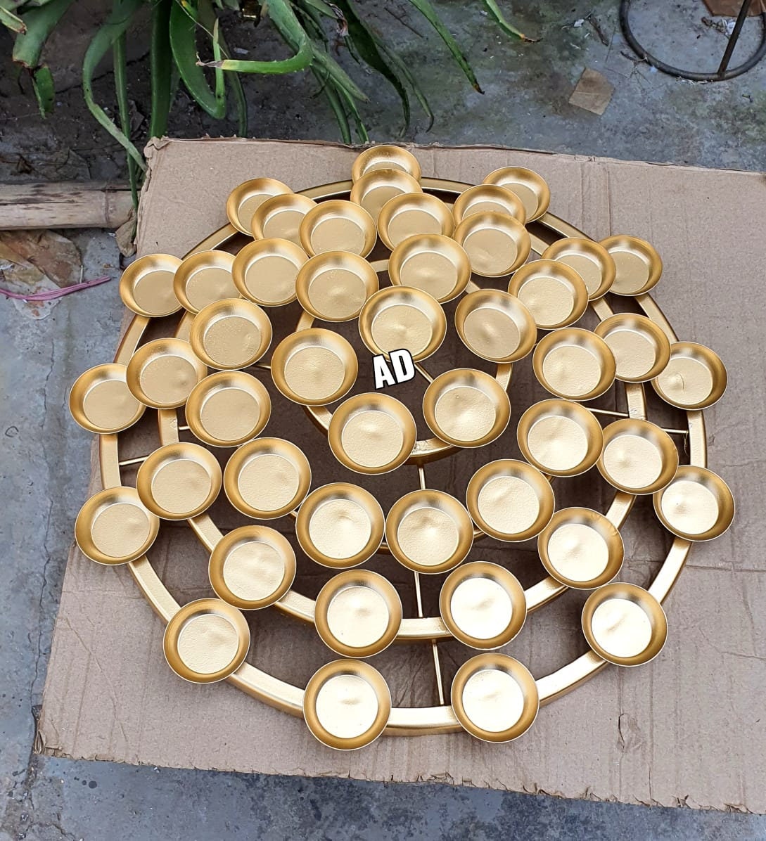 46 Tealight spiral holder, Diwali Diya, Diya Urli
