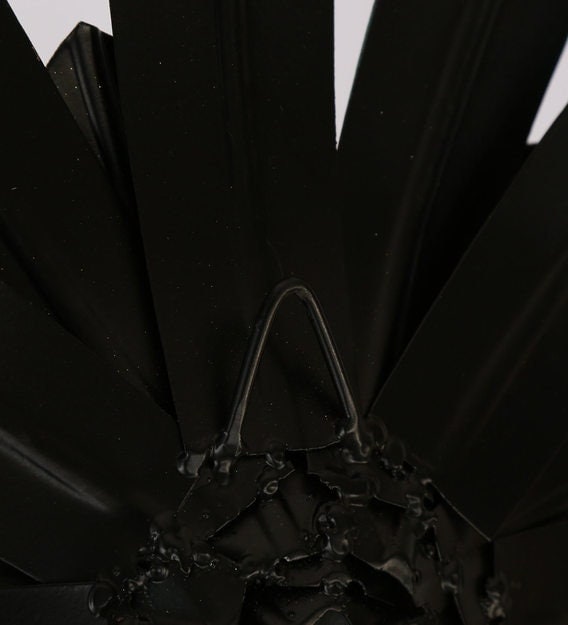Iron Metal Decorative Flower Wall Hanging Art - Set of 3