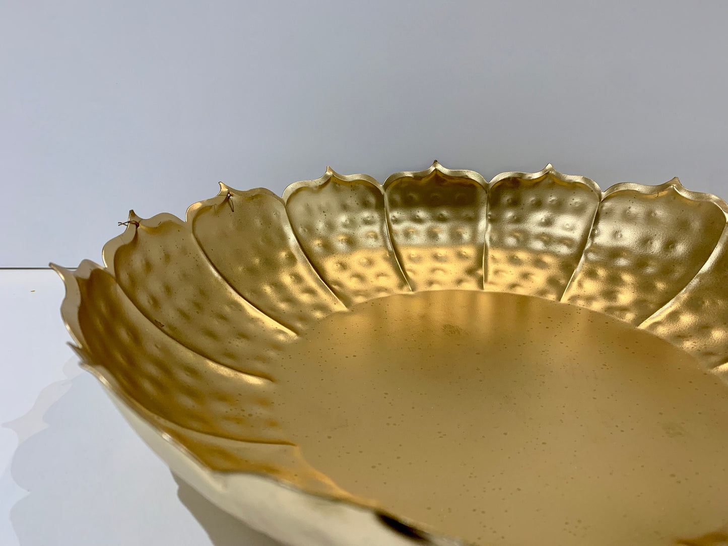 Lotus Shape Decorative Bowl (Urli) Set of 3 (10, 12, and 14 inches)