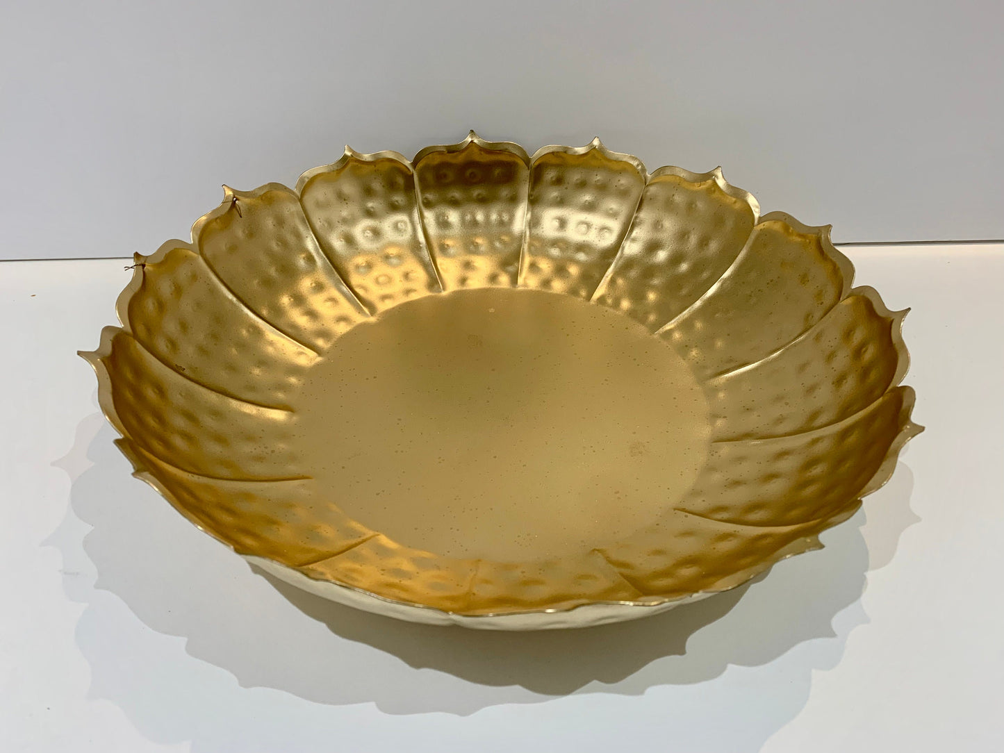 Lotus Shape Decorative Bowl (Urli) Set of 3 (10, 12, and 14 inches)