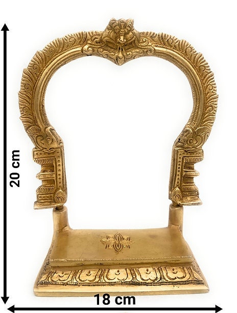 Brass Singhasan With Prabhavali | Prabhawal With chowki