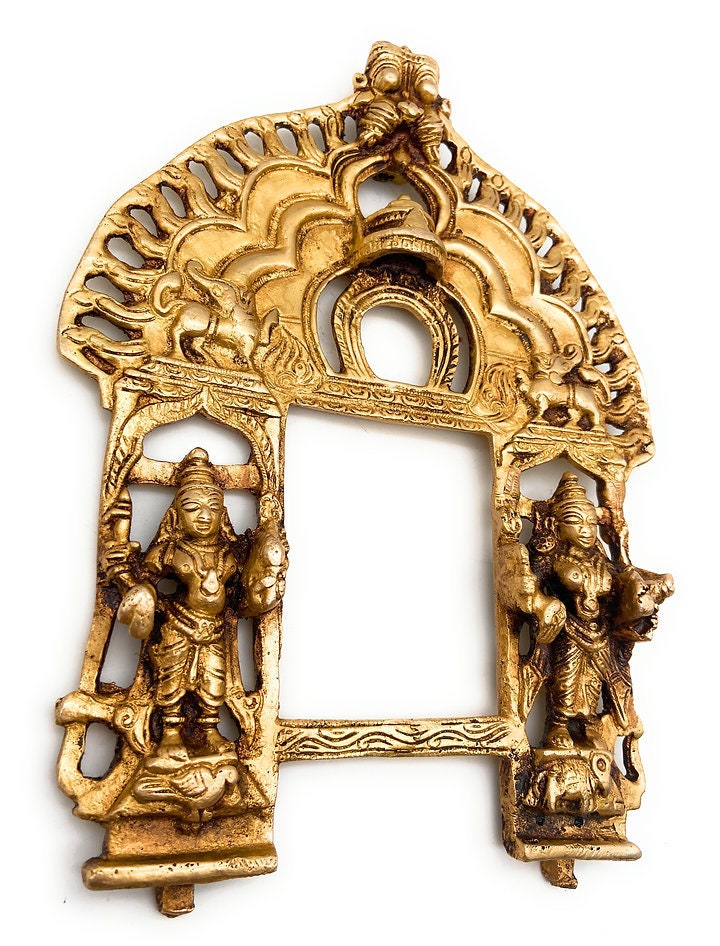 Brass Arch Prabhavali Frame for Home