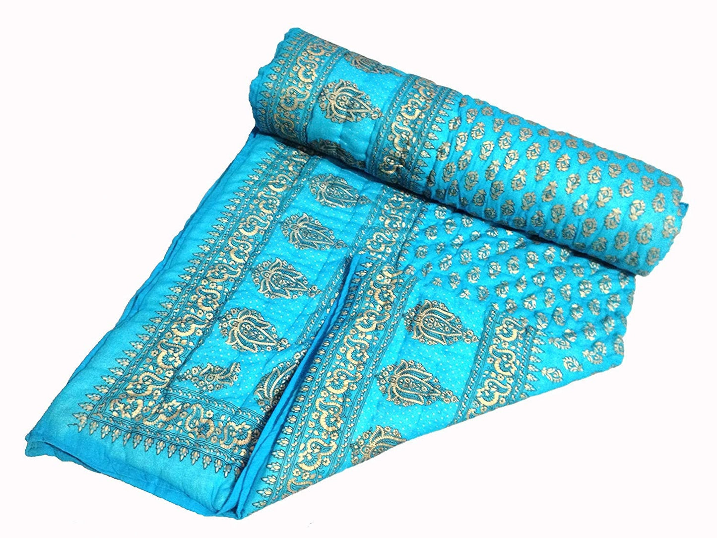 Luxury handstitched traditional rajasthani quilt