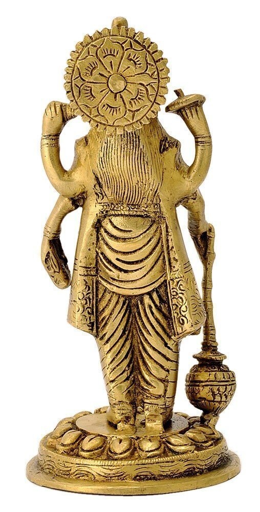 Brass Lord Vishnu idol
