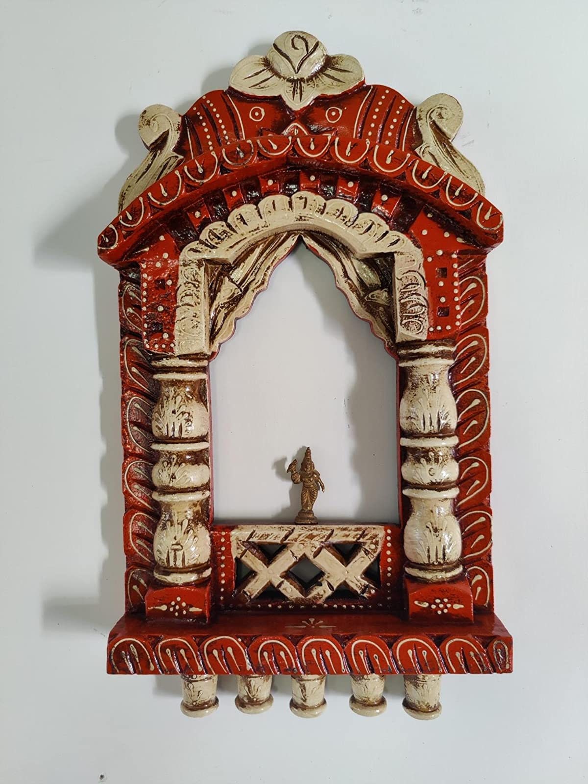 Handcrafted Traditional Hand Painted Jharokha / Wall Decor (Fake Window) Rajasthani Style