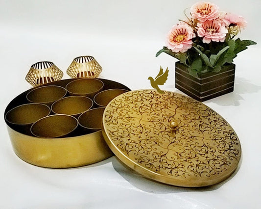 Brass masala box