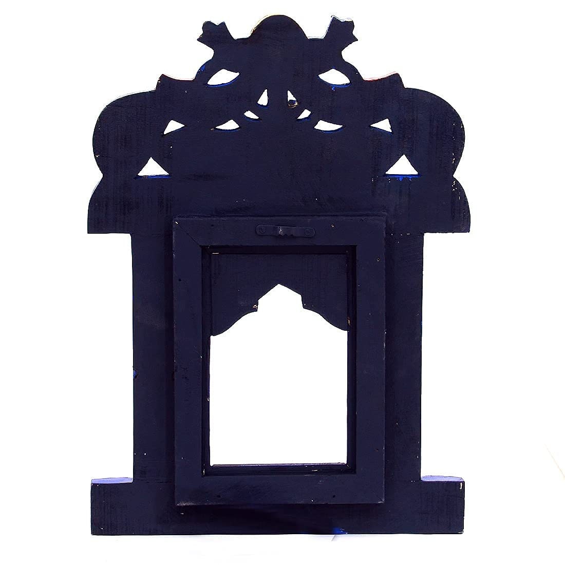 Handcrafted Traditional Hand Painted Jharokha / Wall Decor (Fake Window) Rajasthani Style | Peacock design | Large