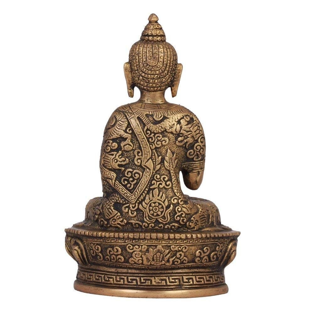 Brass Lord Buddha idol