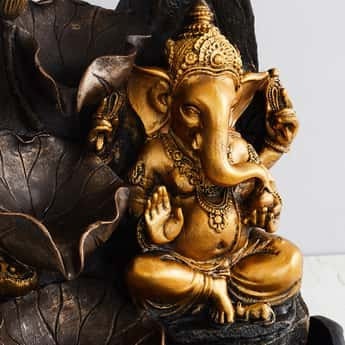 Ganesha Three Tier Electrical Fountain - 25x25x39cm, indoor fountain, de orative fountain
