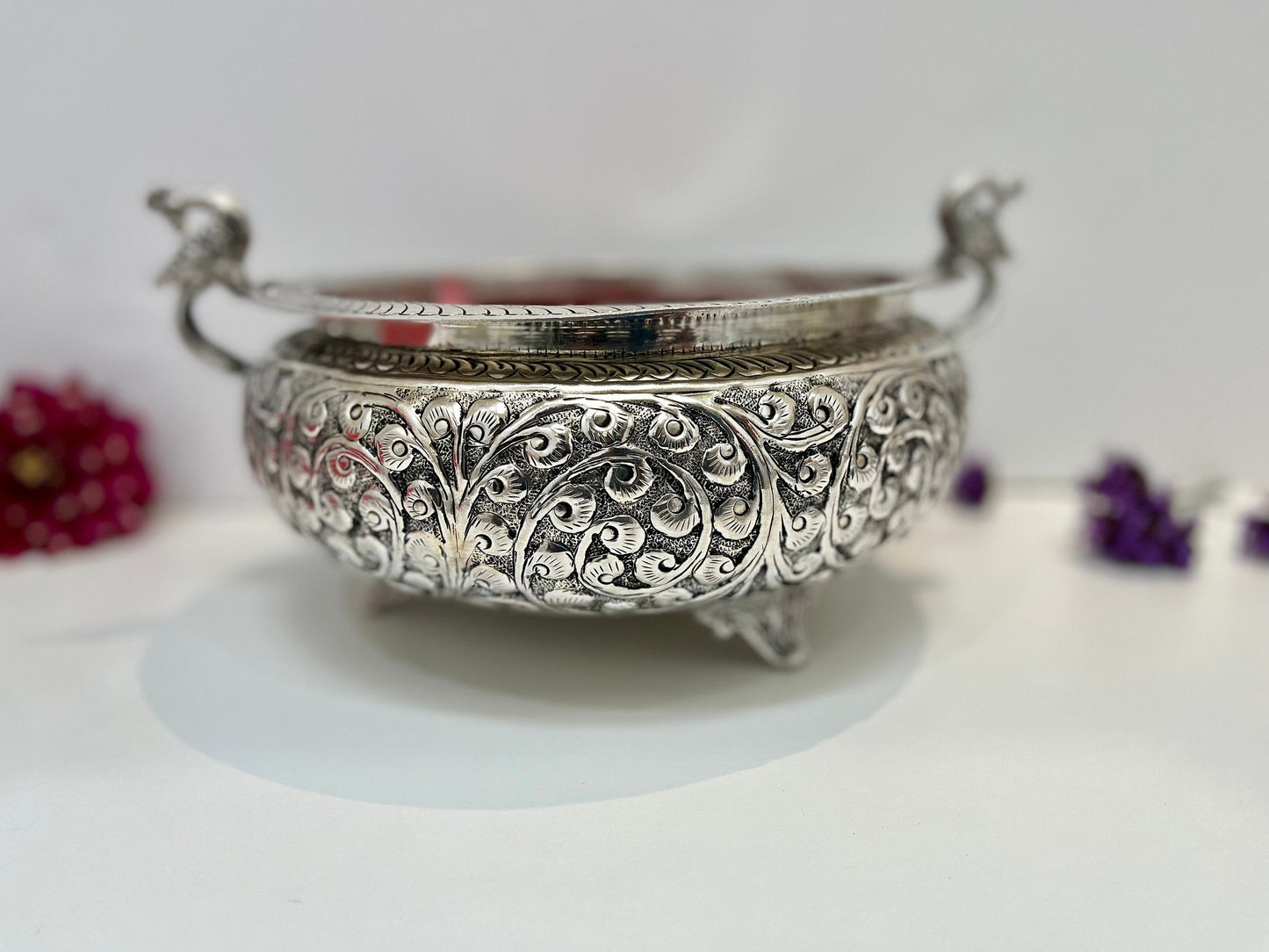 German Silver Decorative Urli