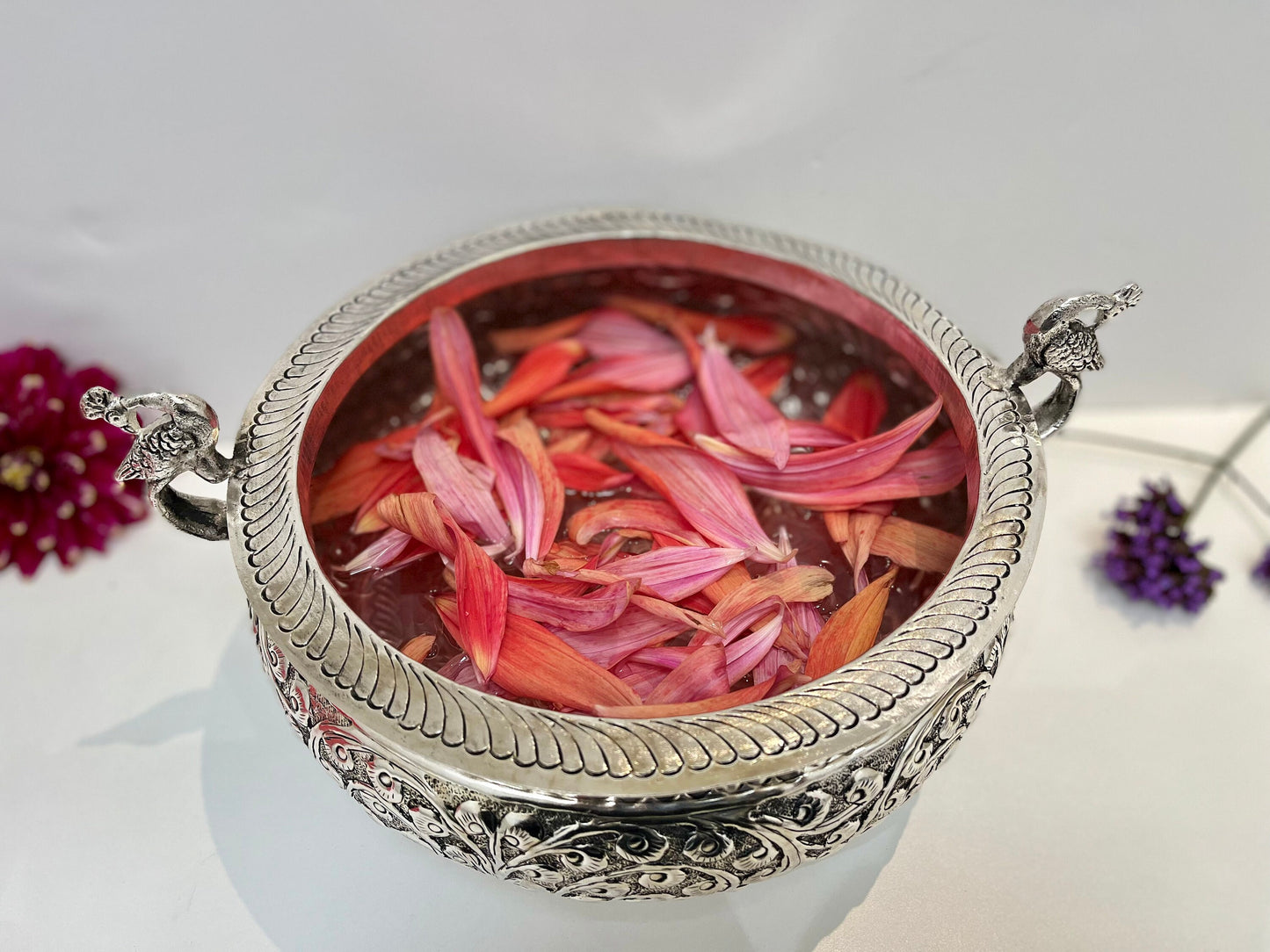 German Silver Decorative Urli