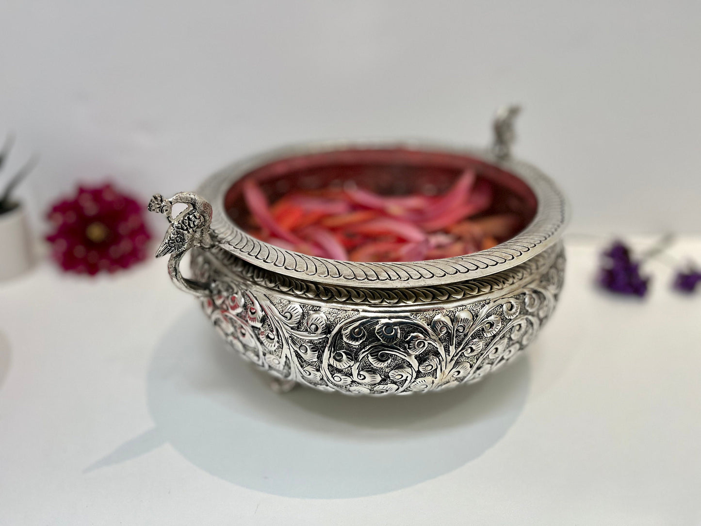 German Silver Decorative Urli