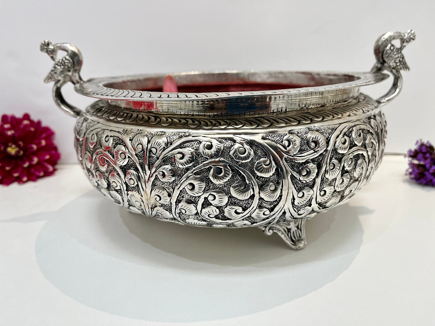 German Silver Decorative Urli