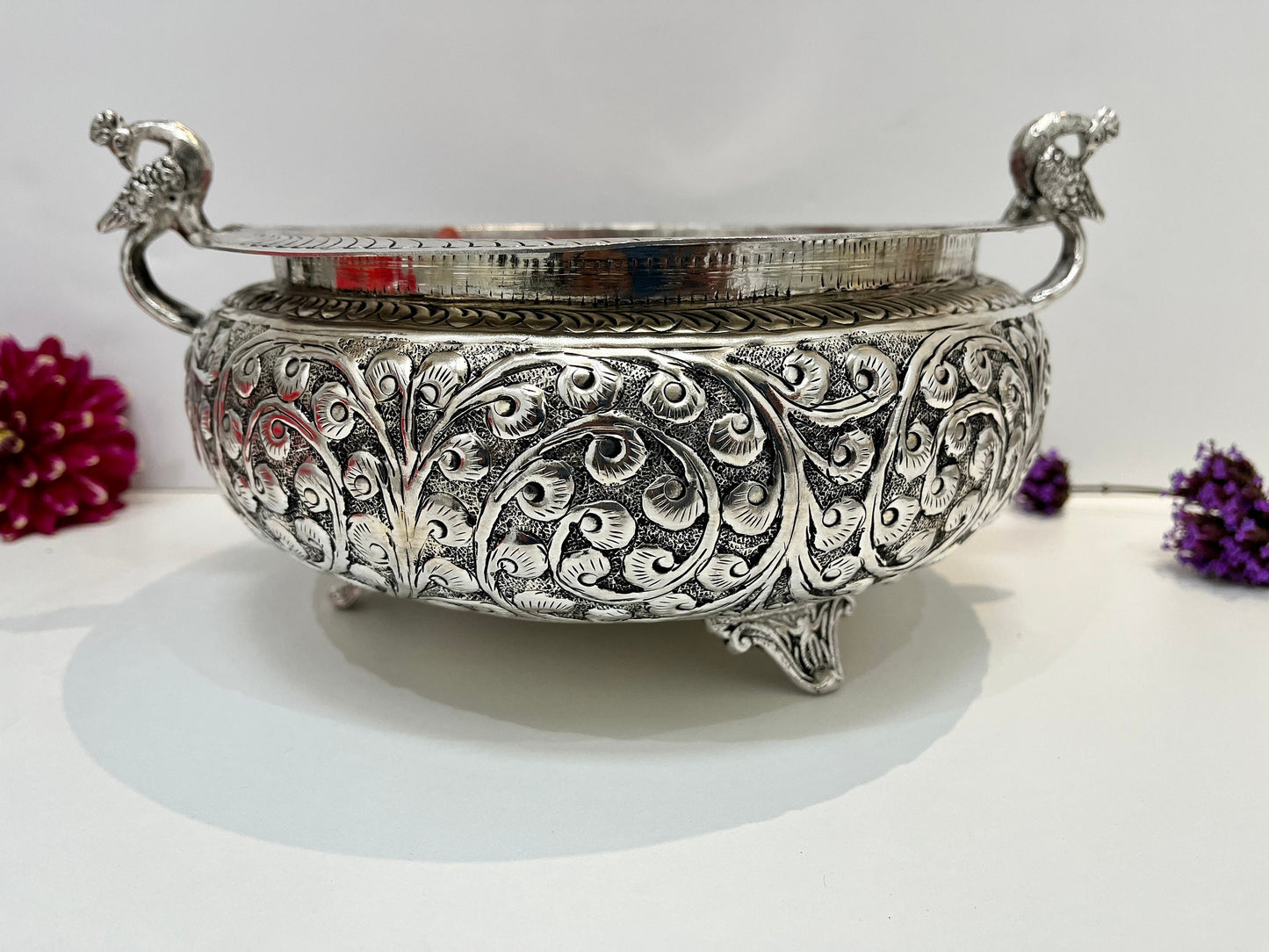 German Silver Decorative Urli