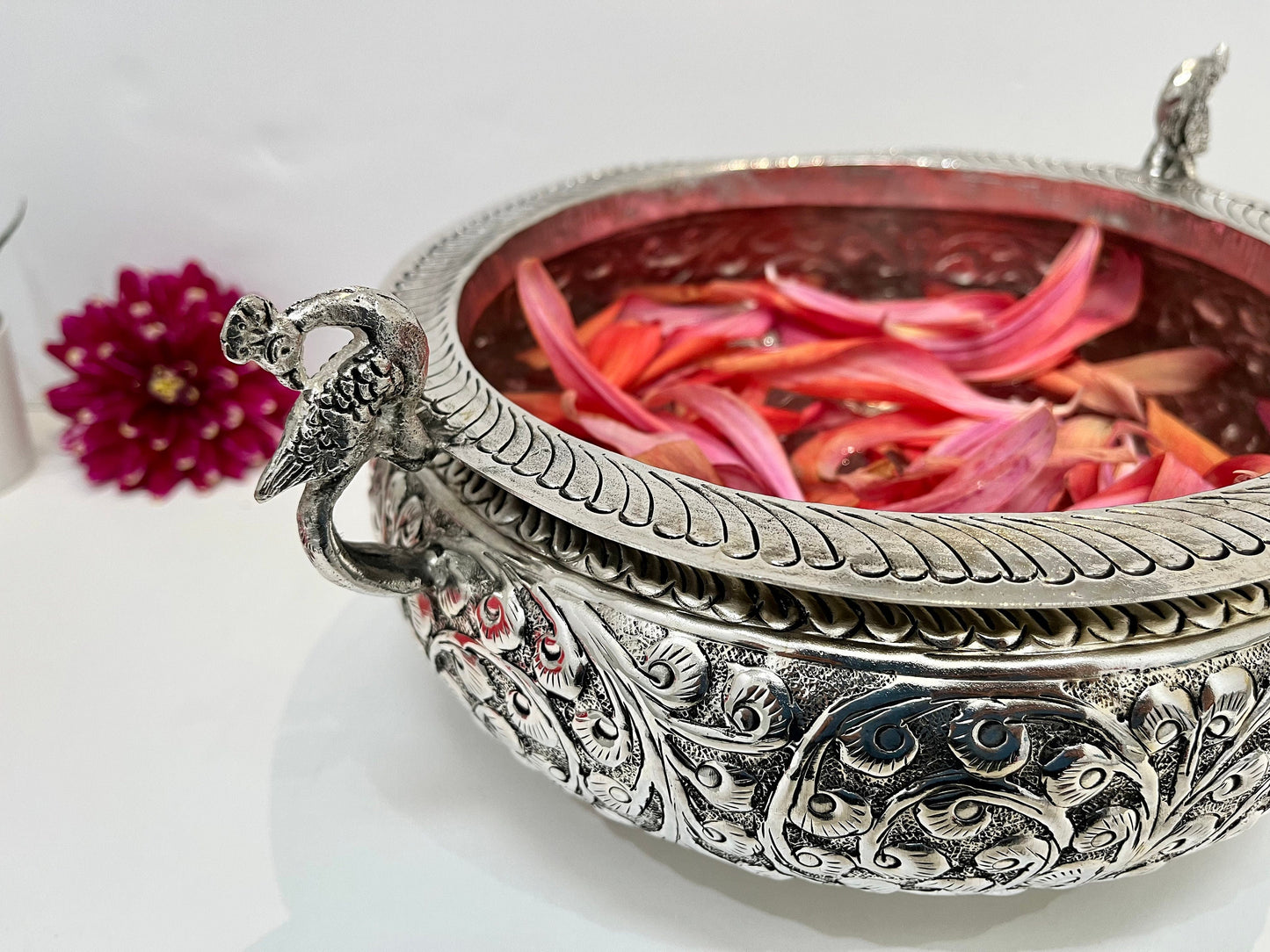 German Silver Decorative Urli