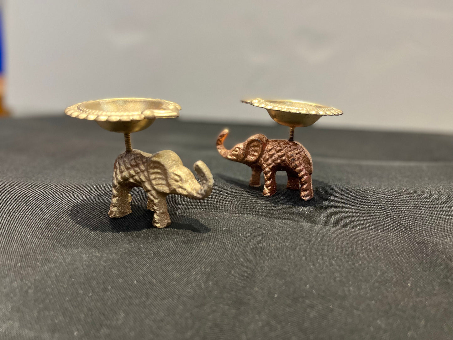 Beautiful Elephant tealight in gift box, elephant diwali diya