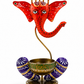 Ganesha Glow – Hand-Painted Decorative Tealight Holder