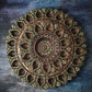 Terracotta 31 Diya Antique Metallic Shade Thali