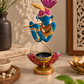 Melody of Krishna – Hand-Painted Decorative Tealight Holder