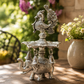 German Silver Peacock Diya