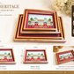 Hand painted Rajasthani Wooden Napkin Holder.