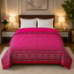 Royal Pink Jaipuri Razai Quilt