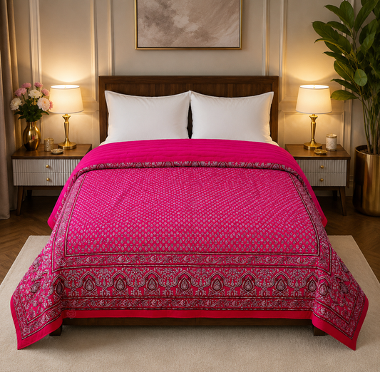 Luxury Hand stitched Rajasthani Quilt
