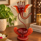 Ganesha Glow – Hand-Painted Decorative Tealight Holder