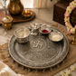 Aaradhya Heritage German Silver Pooja Thali Set