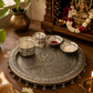 Aaradhya Heritage German Silver Pooja Thali Set