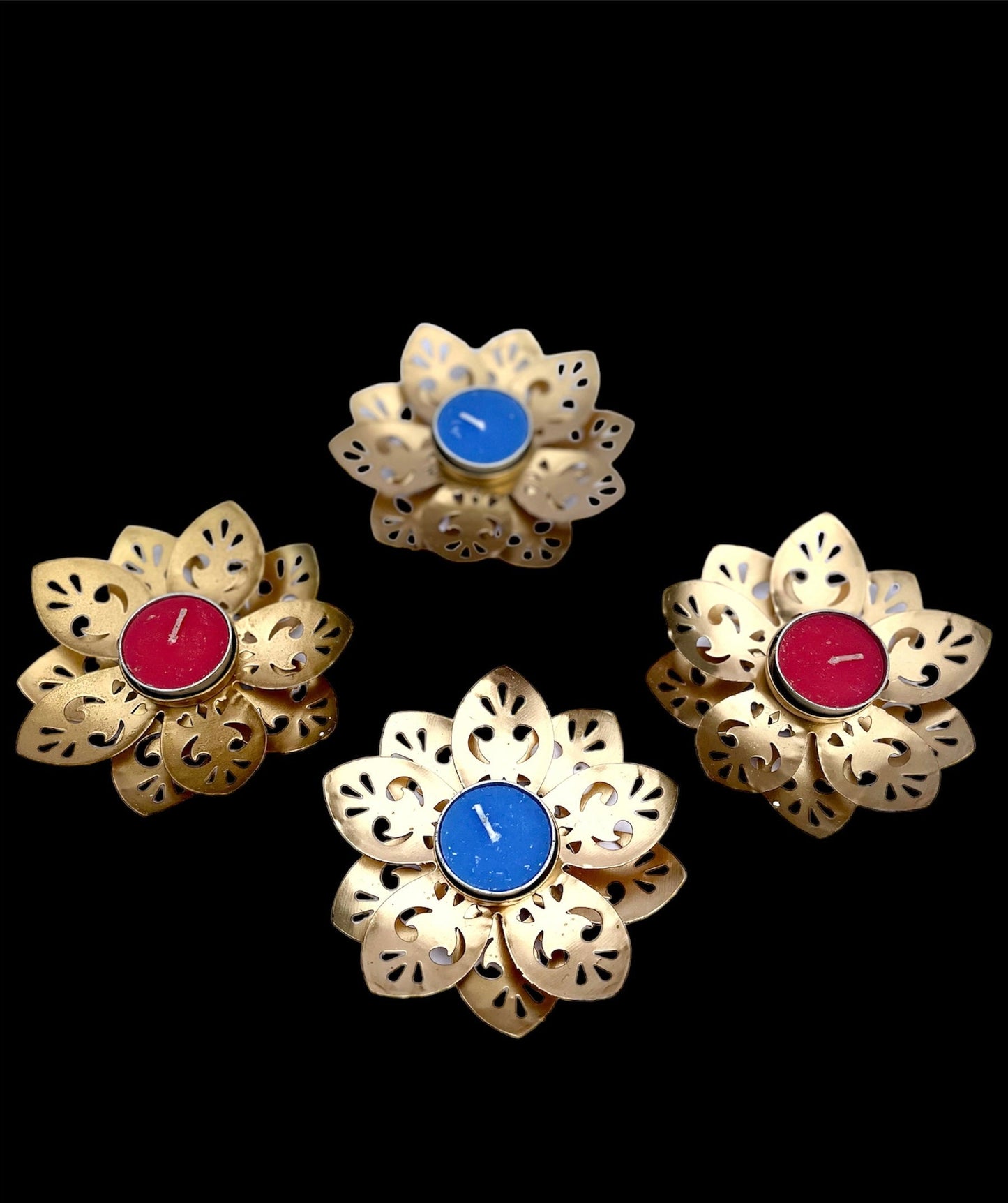 Lotus leaf Diwali diya in a gift box.