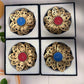 Lotus leaf Diwali diya in a gift box.
