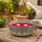Royal Heritage German Silver Urli Bowl – Handcrafted Floral Centerpiece for Luxury Home Styling