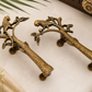 Handcrafted Brass Bird Branch Door Handles