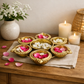 Festive Gold Urli Centerpiece.